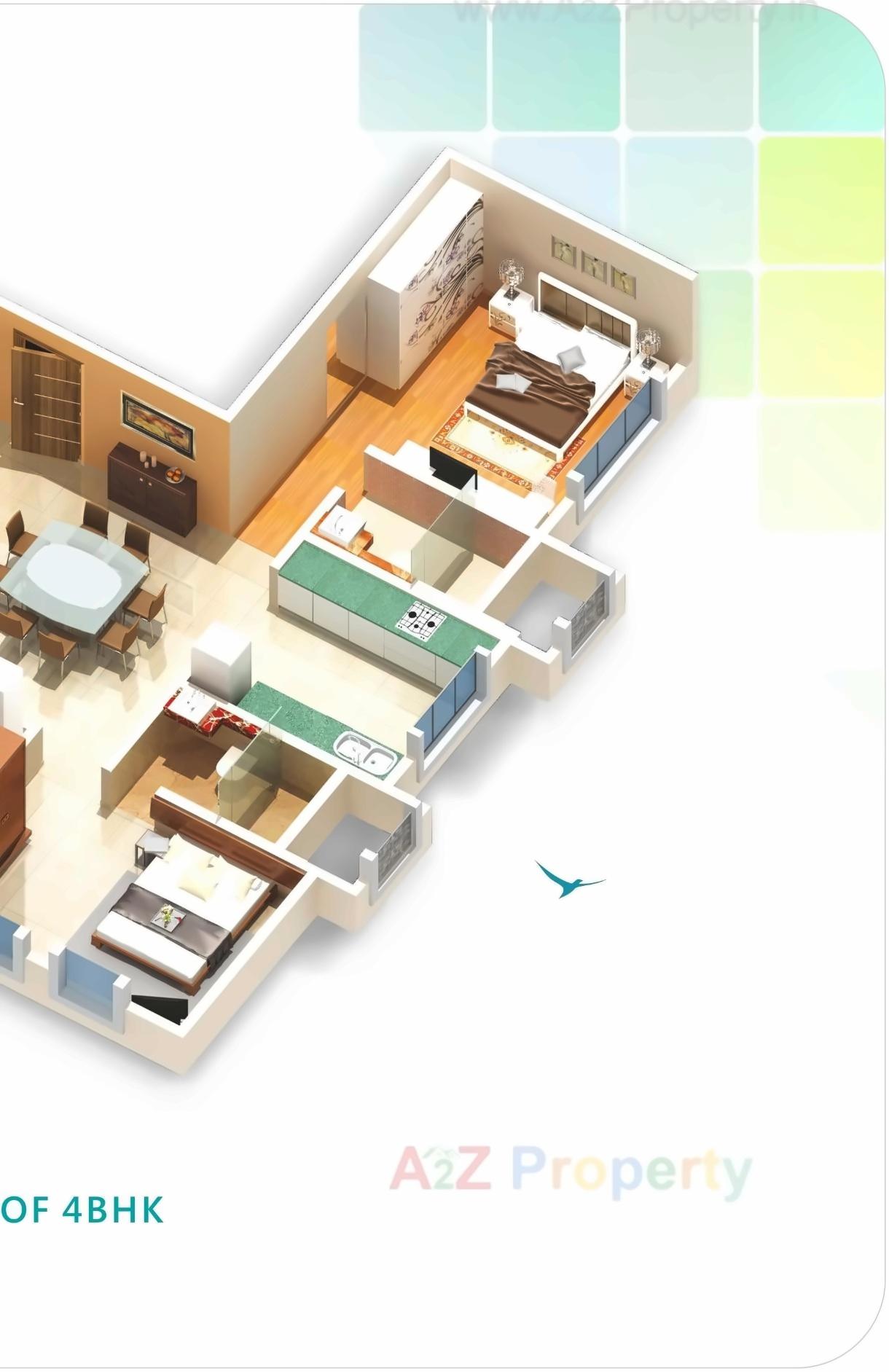 Layout of real estate project Nivant Chs Ltd located at Andheri, MumbaiSuburban, Maharashtra