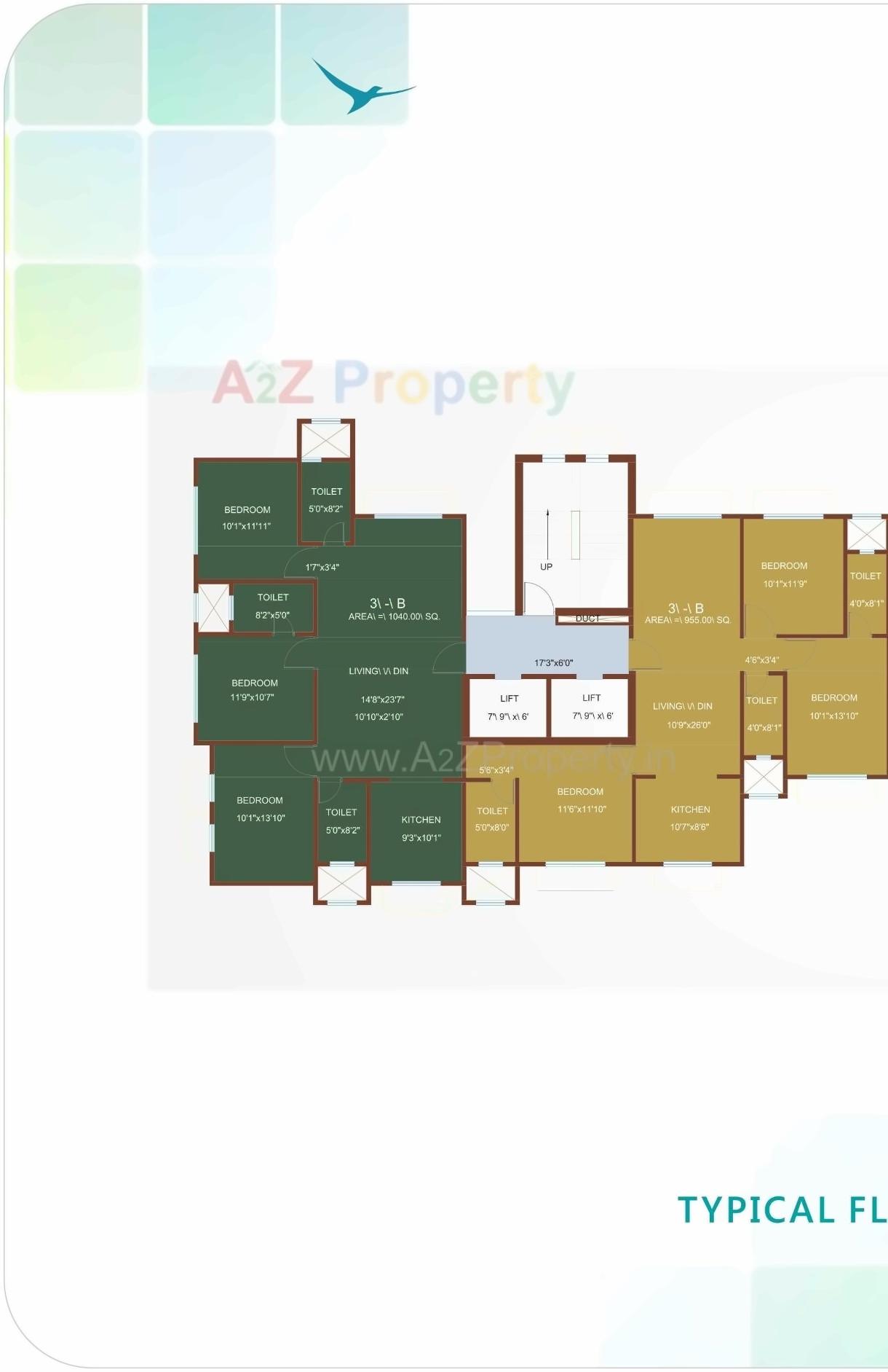 Layout of real estate project Nivant Chs Ltd located at Andheri, MumbaiSuburban, Maharashtra