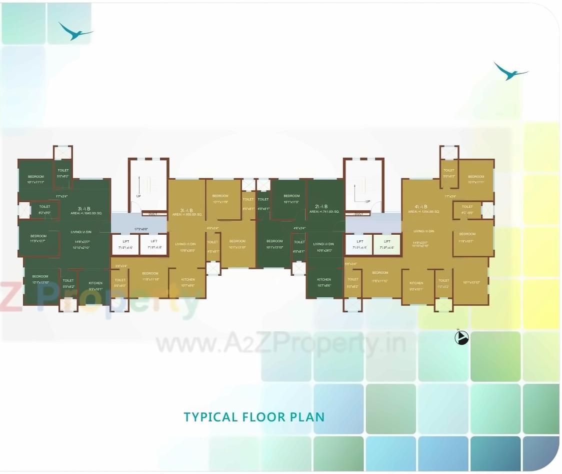 Layout of real estate project Nivant Chs Ltd located at Andheri, MumbaiSuburban, Maharashtra