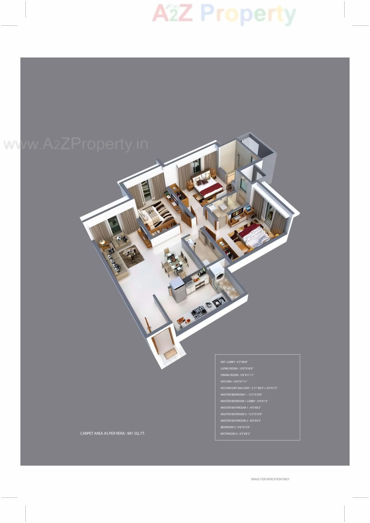 Layout of real estate project Nl Aryavarta located at Borivali, MumbaiSuburban, Maharashtra
