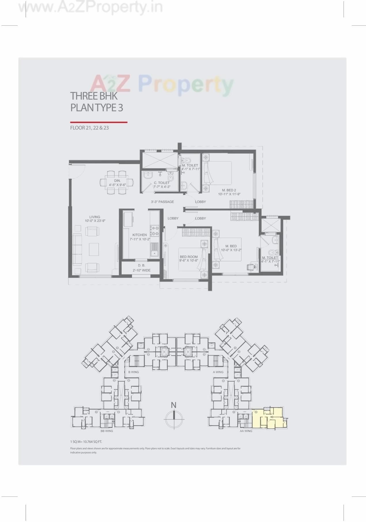 Layout of real estate project Nl Aryavarta located at Borivali, MumbaiSuburban, Maharashtra