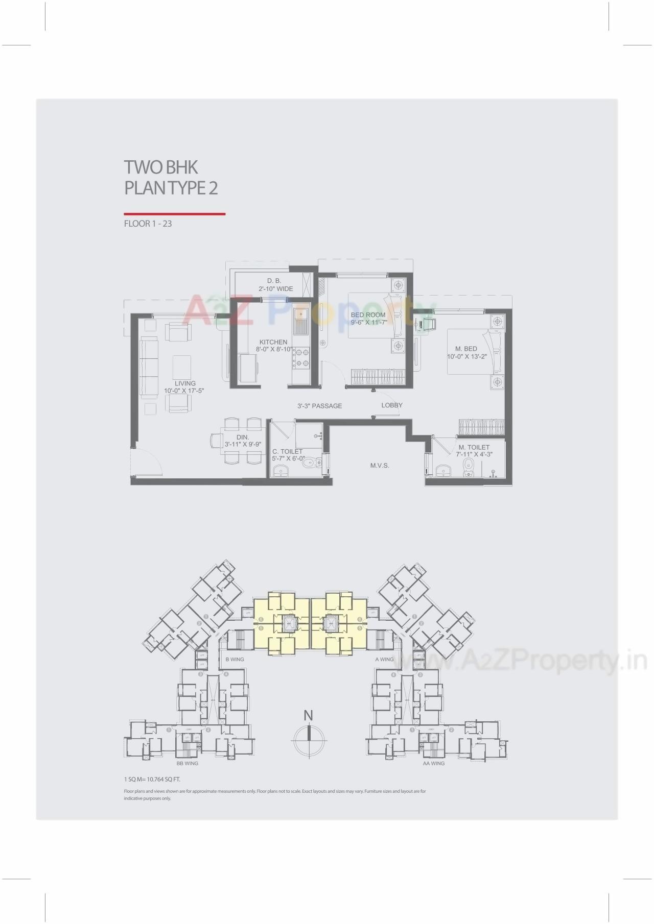 Layout of real estate project Nl Aryavarta located at Borivali, MumbaiSuburban, Maharashtra