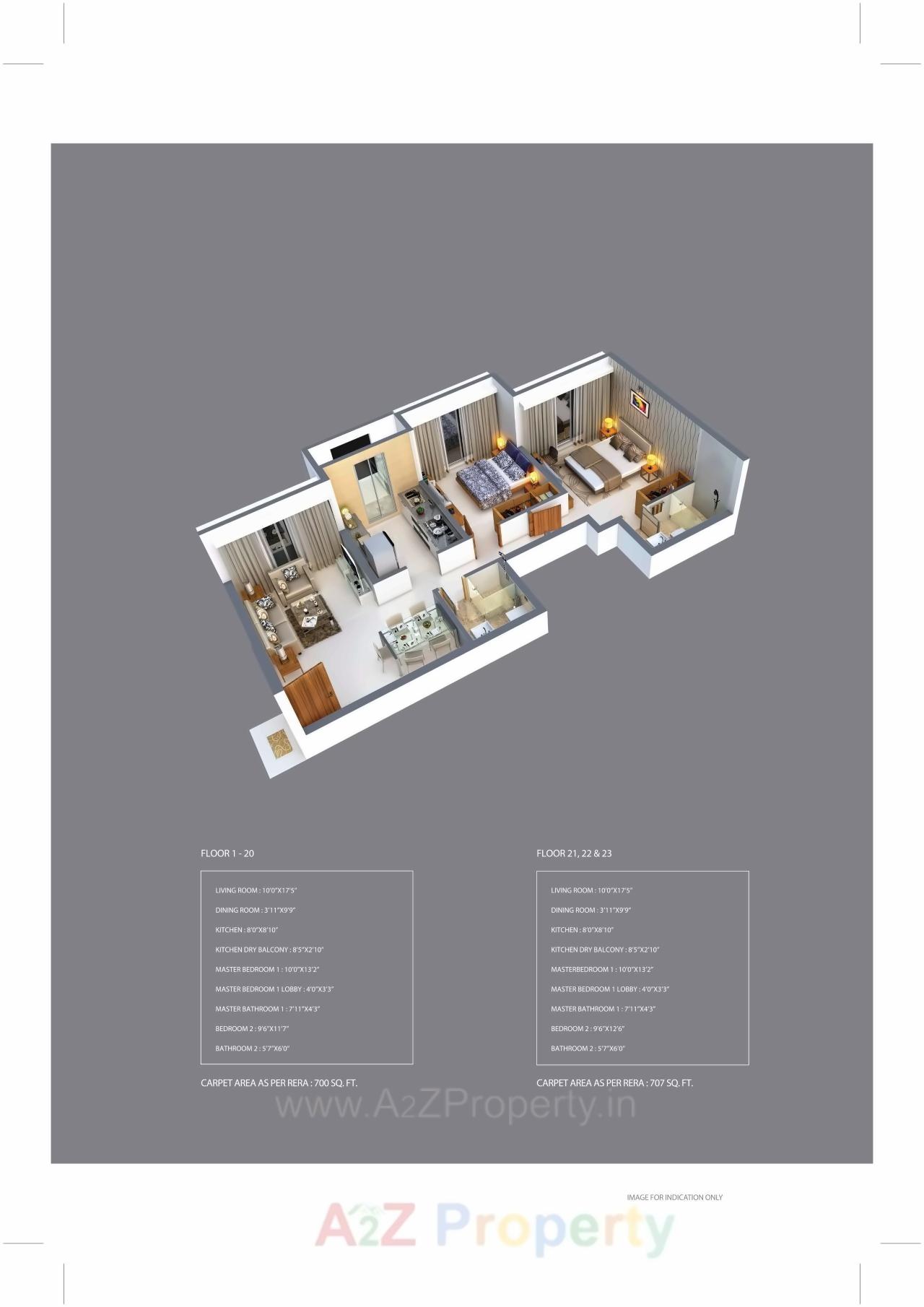 Layout of real estate project Nl Aryavarta located at Borivali, MumbaiSuburban, Maharashtra