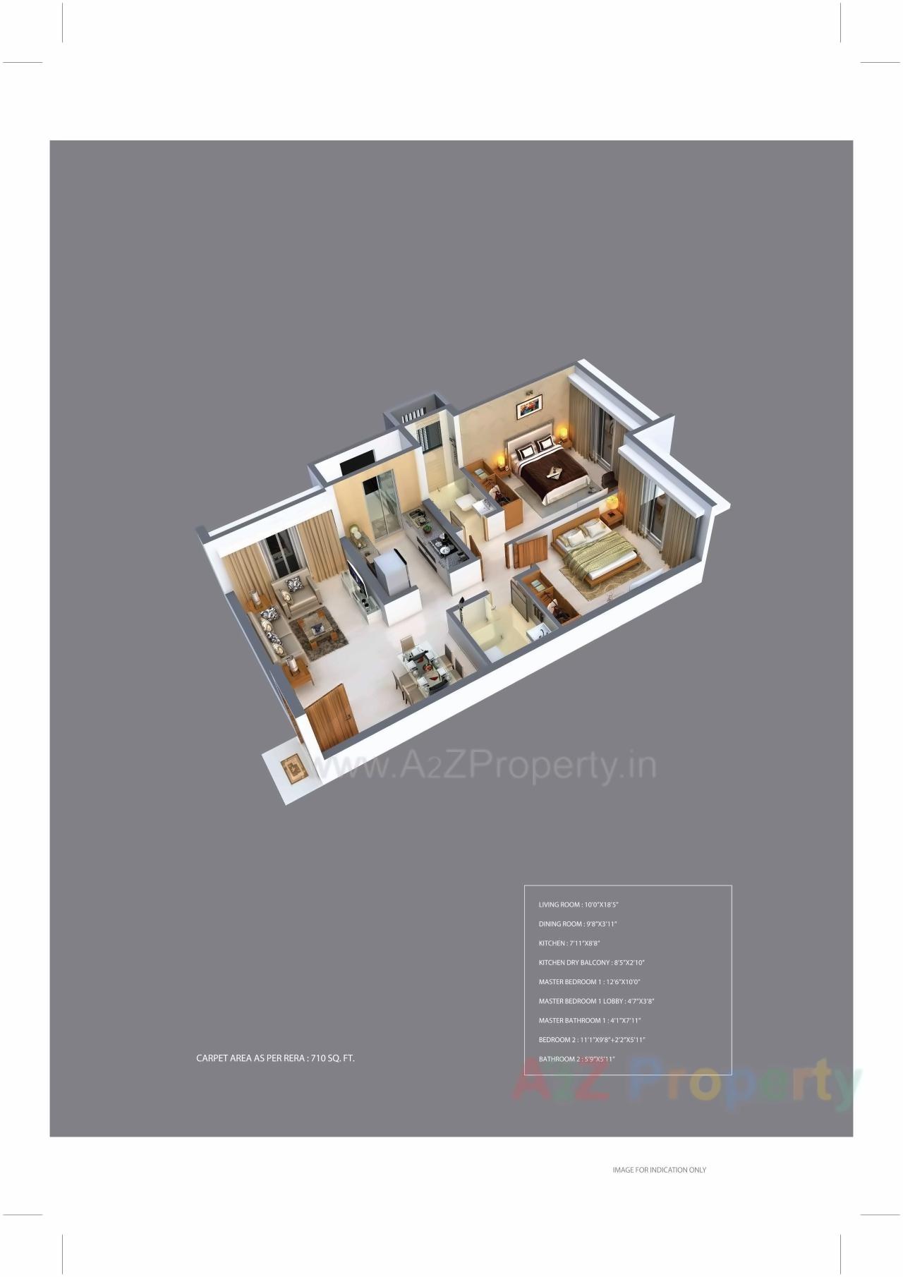 Layout of real estate project Nl Aryavarta located at Borivali, MumbaiSuburban, Maharashtra