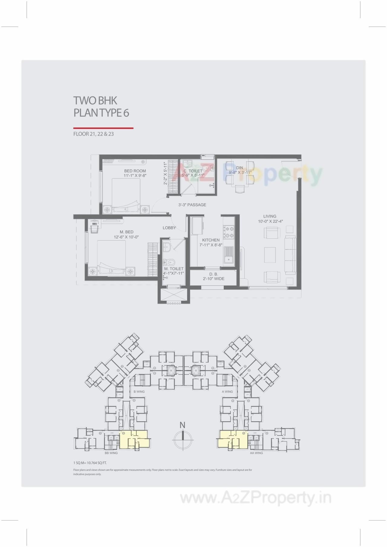 Layout of real estate project Nl Aryavarta located at Borivali, MumbaiSuburban, Maharashtra