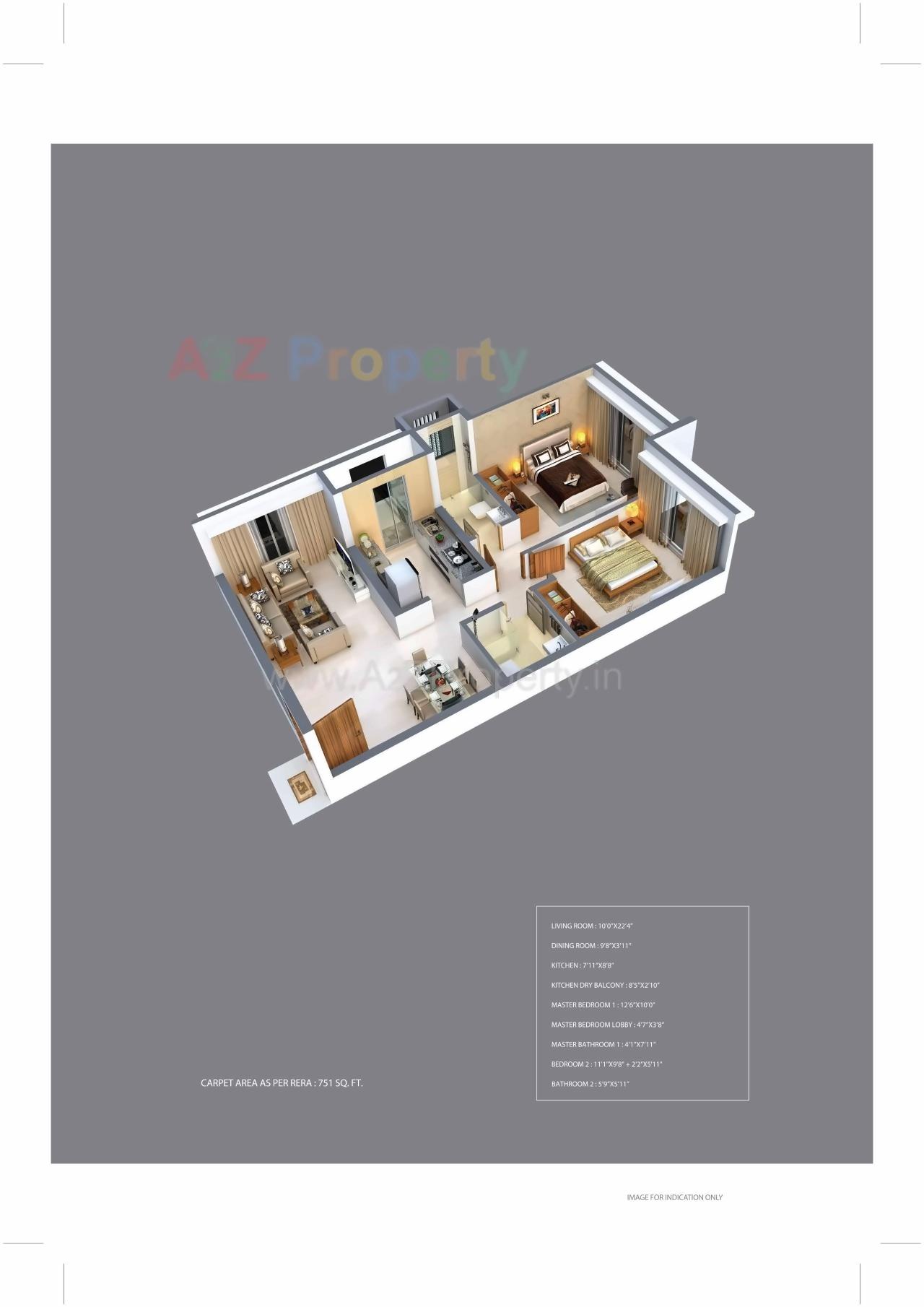 Layout of real estate project Nl Aryavarta located at Borivali, MumbaiSuburban, Maharashtra