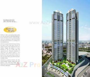 Elevation of real estate project Northern Heights located at Borivali, MumbaiSuburban, Maharashtra