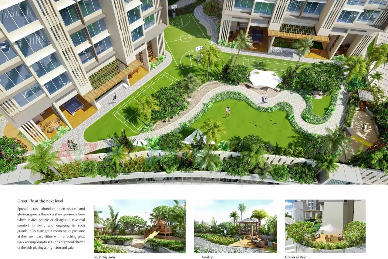 3D Elevation of real estate project Northern Heights located at Borivali, MumbaiSuburban, Maharashtra