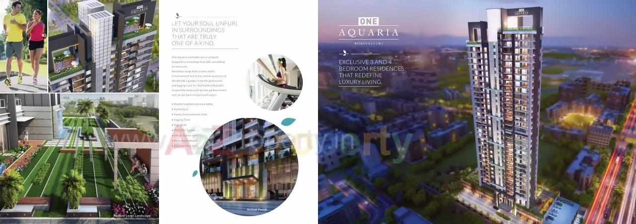  of real estate project One Aquaria located at Borivali, MumbaiSuburban, Maharashtra