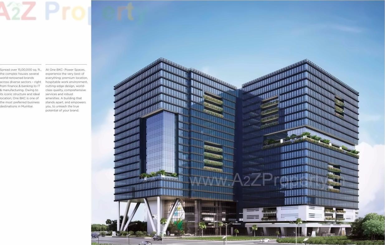 3D Elevation of real estate project One Bkc located at Andheri, MumbaiSuburban, Maharashtra