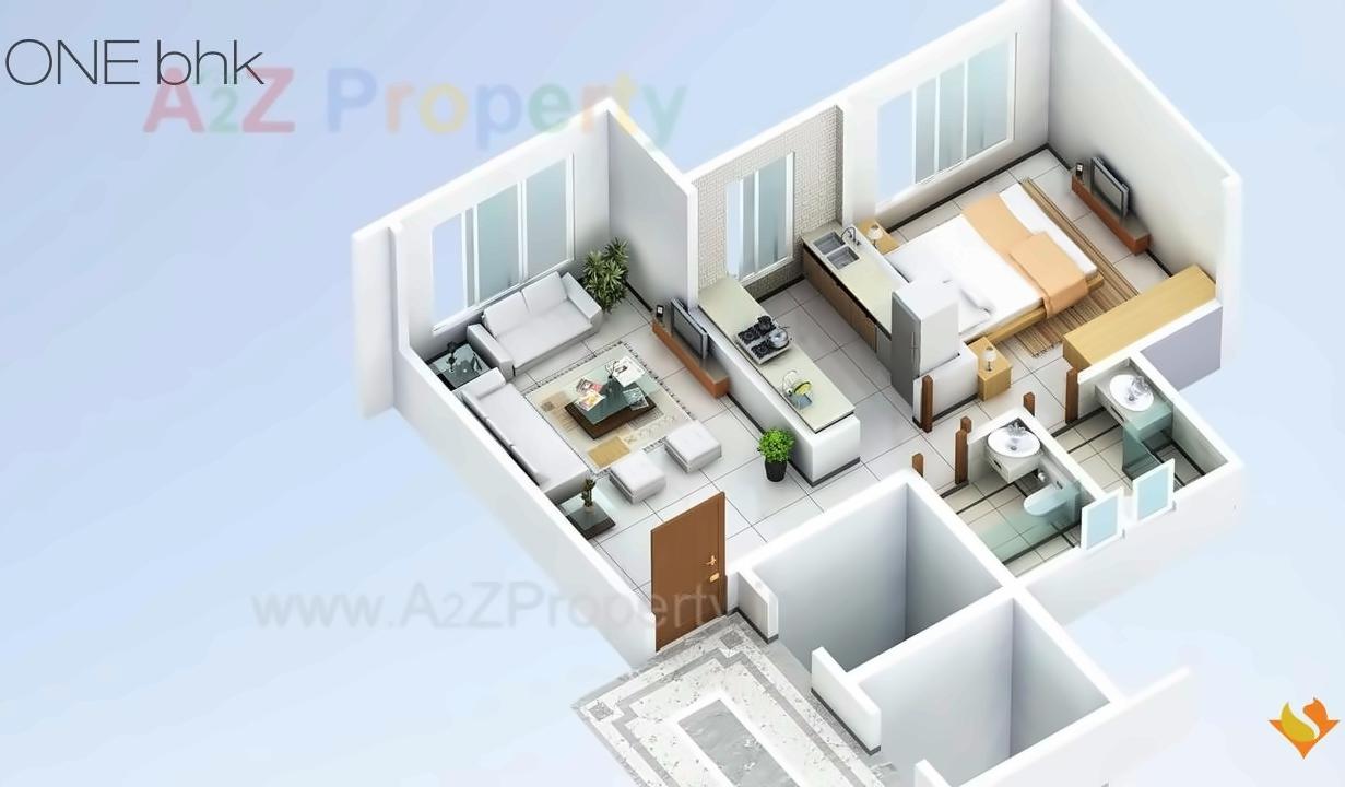 Layout of real estate project Opulence located at Kurla, MumbaiSuburban, Maharashtra