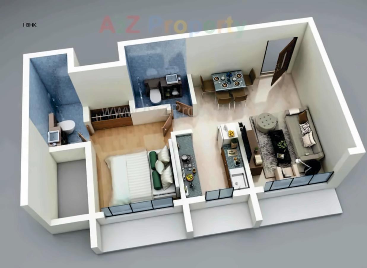 Layout of real estate project Oshi located at Andheri, MumbaiSuburban, Maharashtra