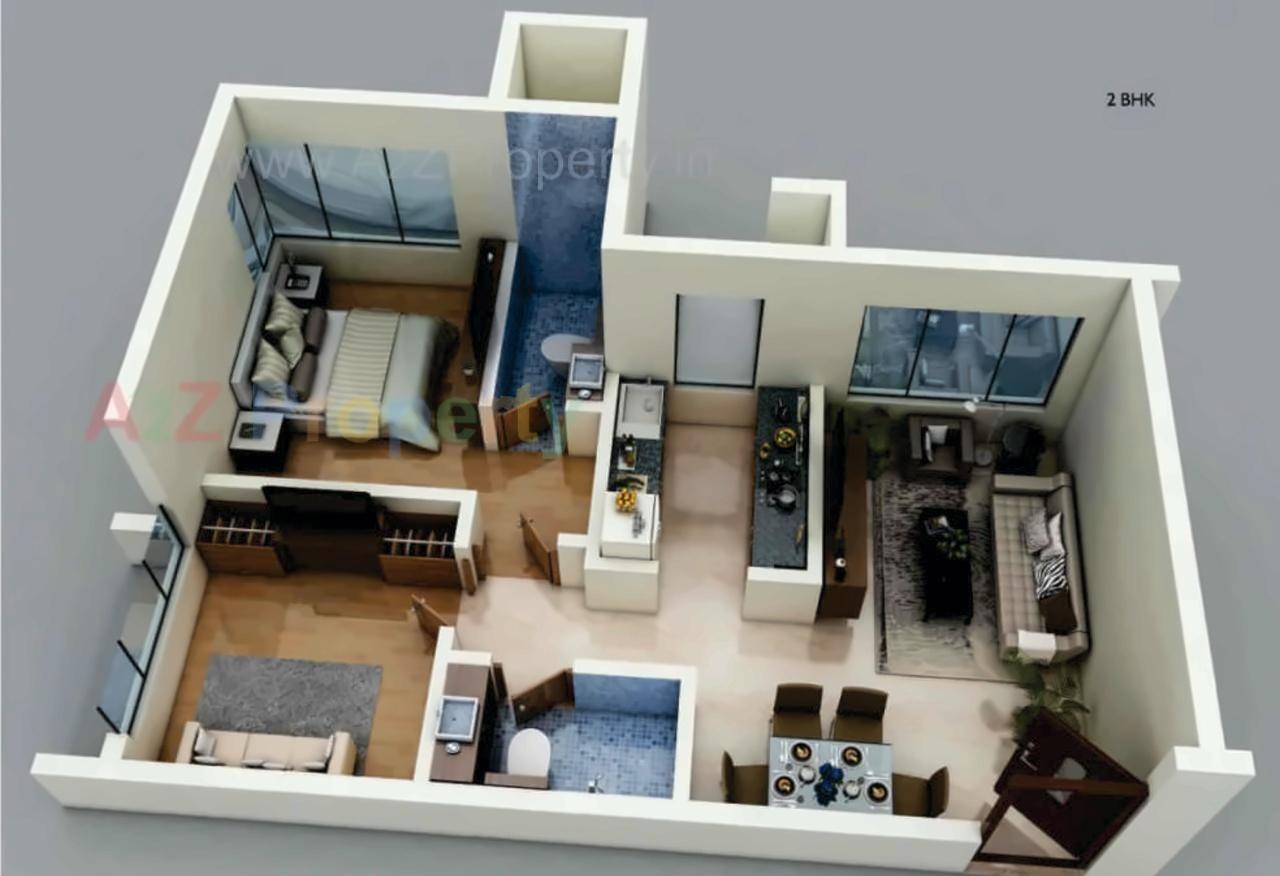 Layout of real estate project Oshi located at Andheri, MumbaiSuburban, Maharashtra