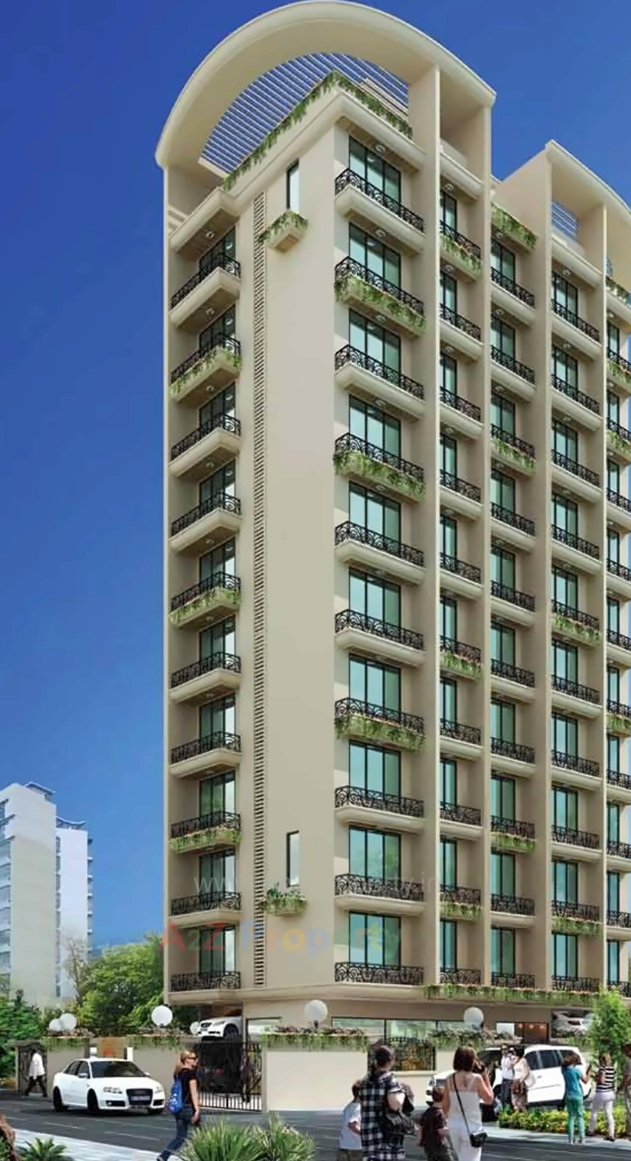 3D Elevation of real estate project P K Arch located at Andheri, MumbaiSuburban, Maharashtra