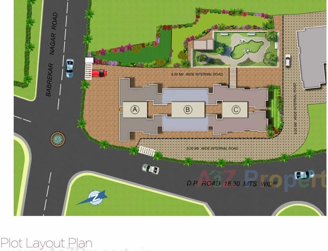 Layout of real estate project Parinee Essence located at Borivali, MumbaiSuburban, Maharashtra