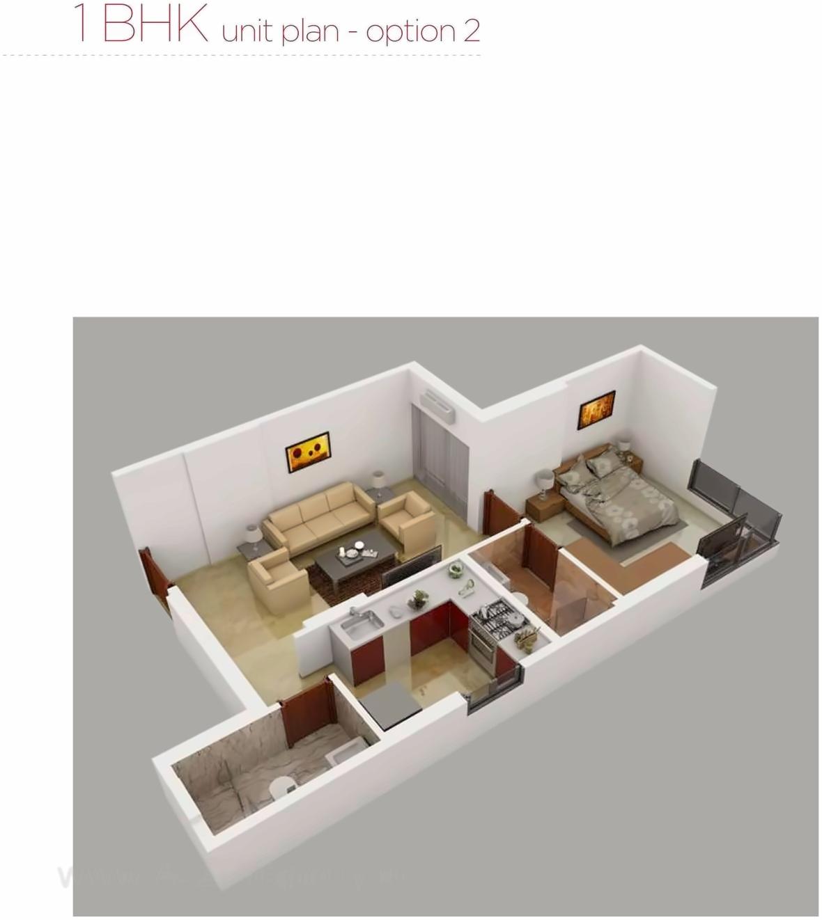 Layout of real estate project Parinee Essence located at Borivali, MumbaiSuburban, Maharashtra