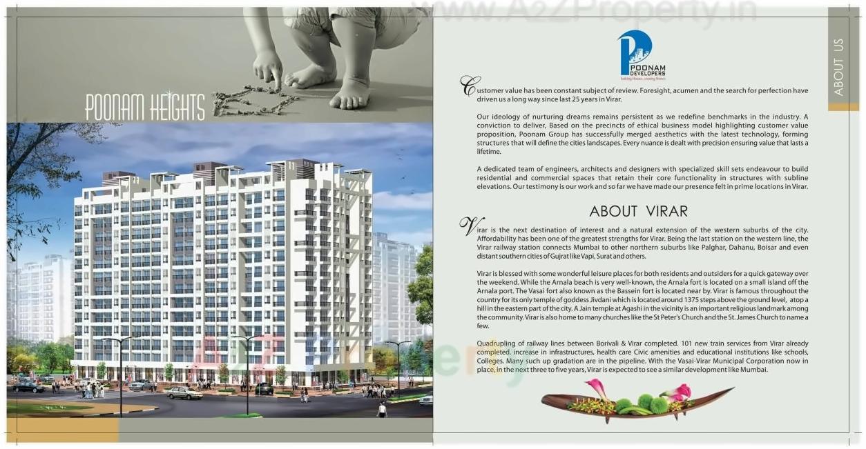 3D Elevation of real estate project Poonam Heights located at Borivali, MumbaiSuburban, Maharashtra