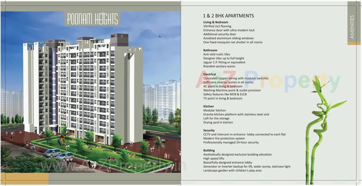 3D Elevation of real estate project Poonam Heights located at Borivali, MumbaiSuburban, Maharashtra