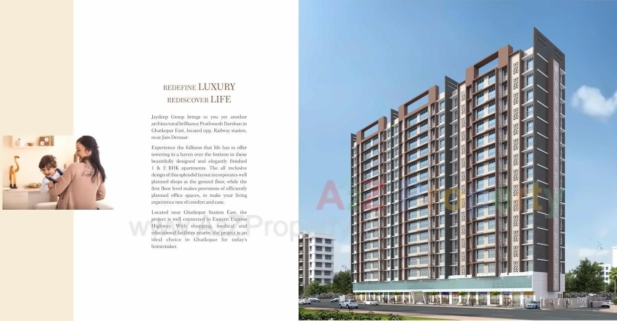 3D Elevation of real estate project Prathmesh Darshan located at Kurla, MumbaiSuburban, Maharashtra