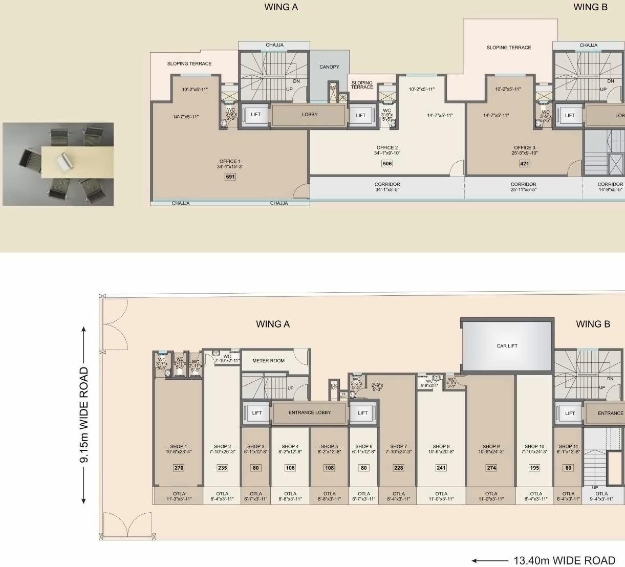 Layout of real estate project Prathmesh Darshan located at Kurla, MumbaiSuburban, Maharashtra