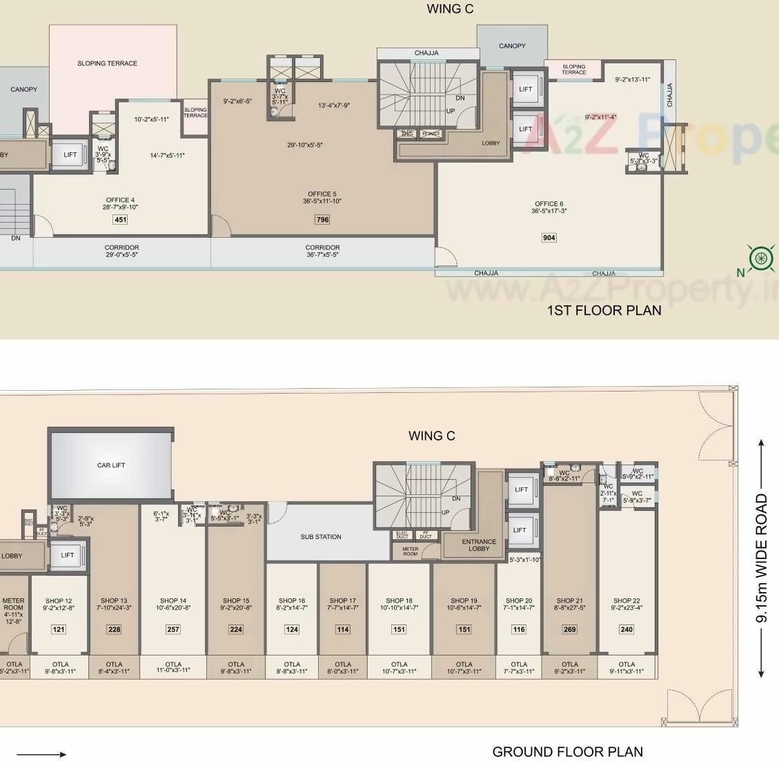 Layout of real estate project Prathmesh Darshan located at Kurla, MumbaiSuburban, Maharashtra
