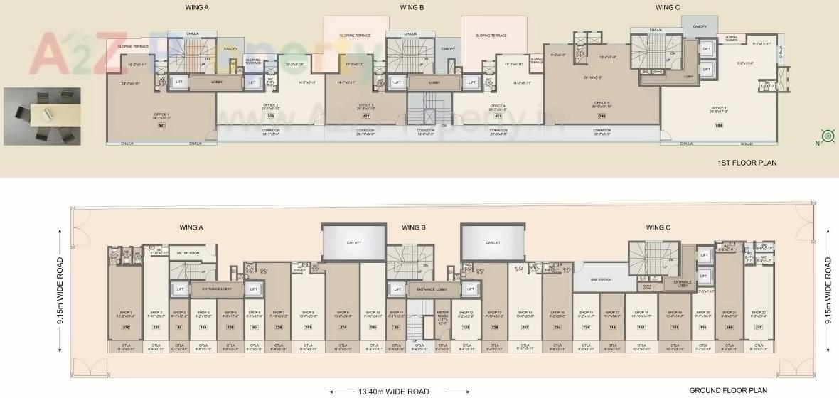 Layout of real estate project Prathmesh Darshan located at Kurla, MumbaiSuburban, Maharashtra
