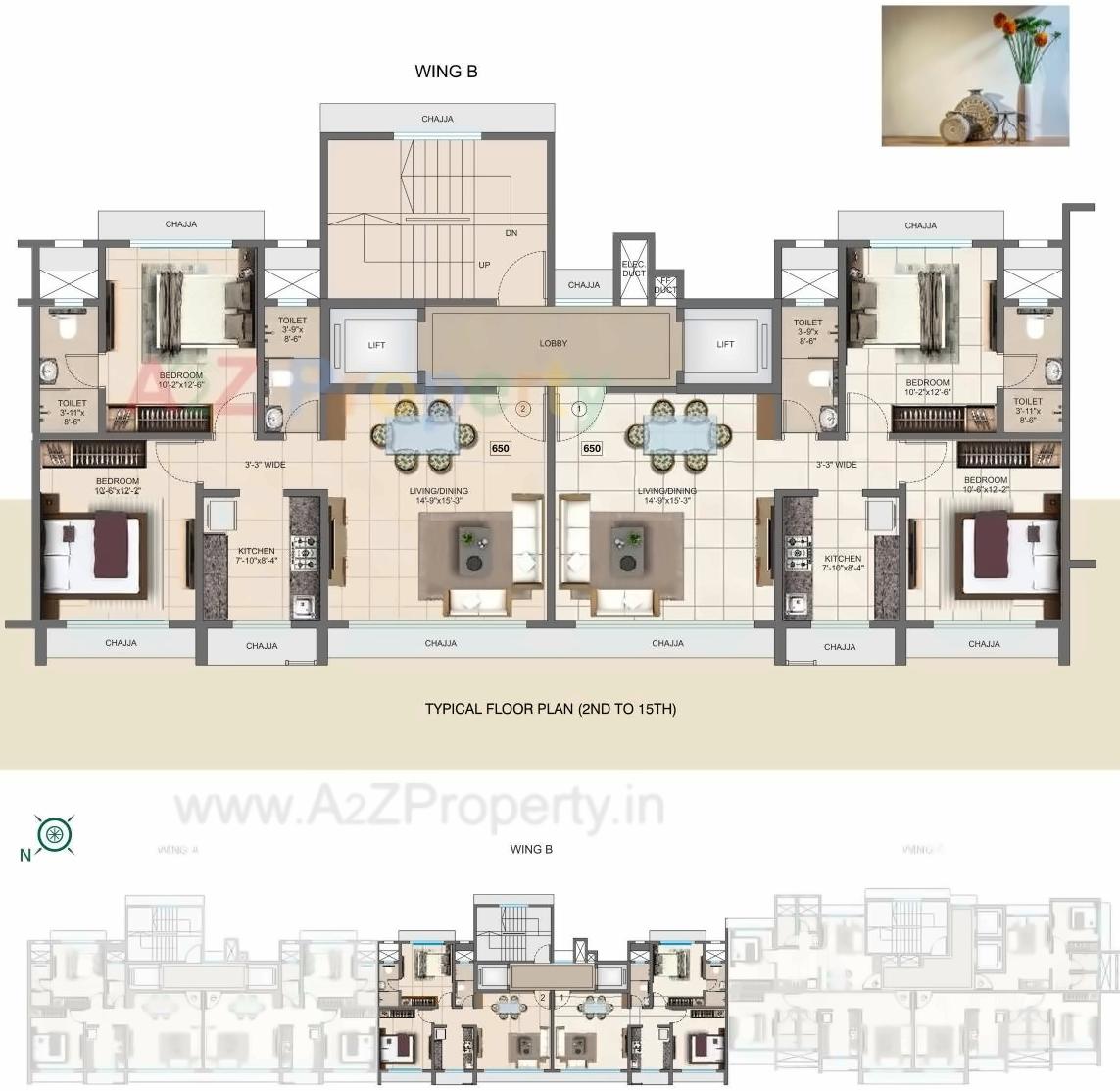 Layout of real estate project Prathmesh Darshan located at Kurla, MumbaiSuburban, Maharashtra
