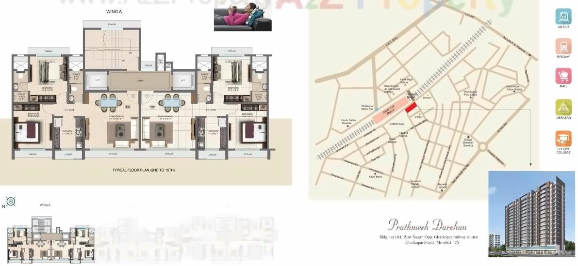  of real estate project Prathmesh Darshan located at Kurla, MumbaiSuburban, Maharashtra