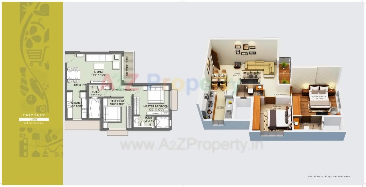 Layout of real estate project Primo located at Kurla, MumbaiSuburban, Maharashtra