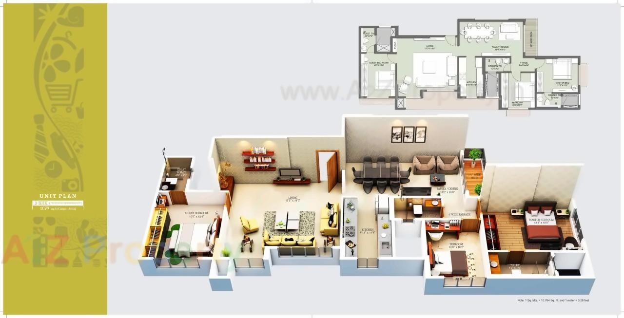 Layout of real estate project Primo located at Kurla, MumbaiSuburban, Maharashtra