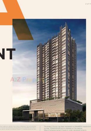 Elevation of real estate project Prisma located at Andheri, MumbaiSuburban, Maharashtra