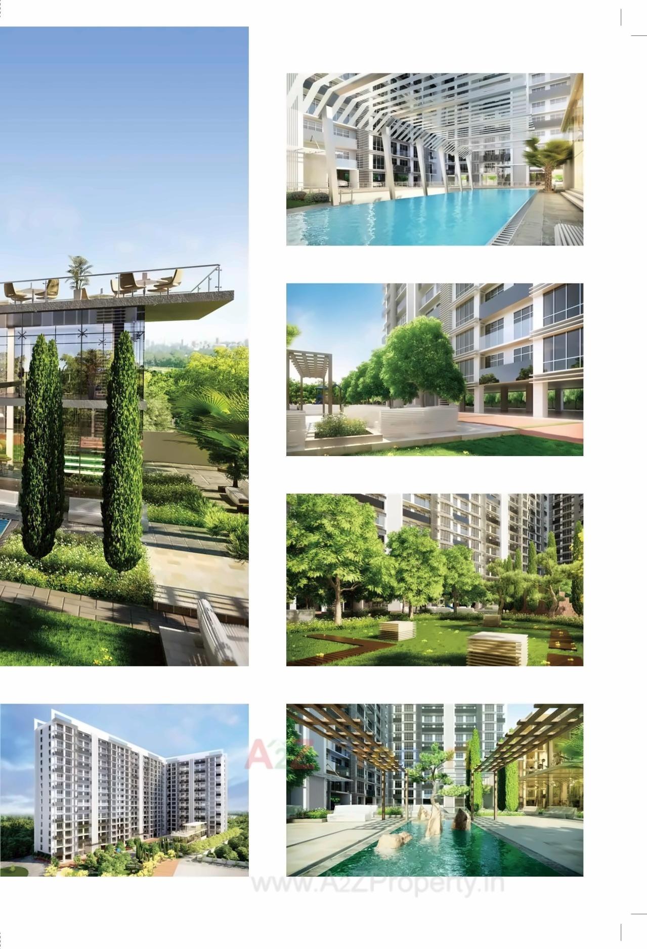 3D Elevation of real estate project Proxima Residences located at Andheri, MumbaiSuburban, Maharashtra