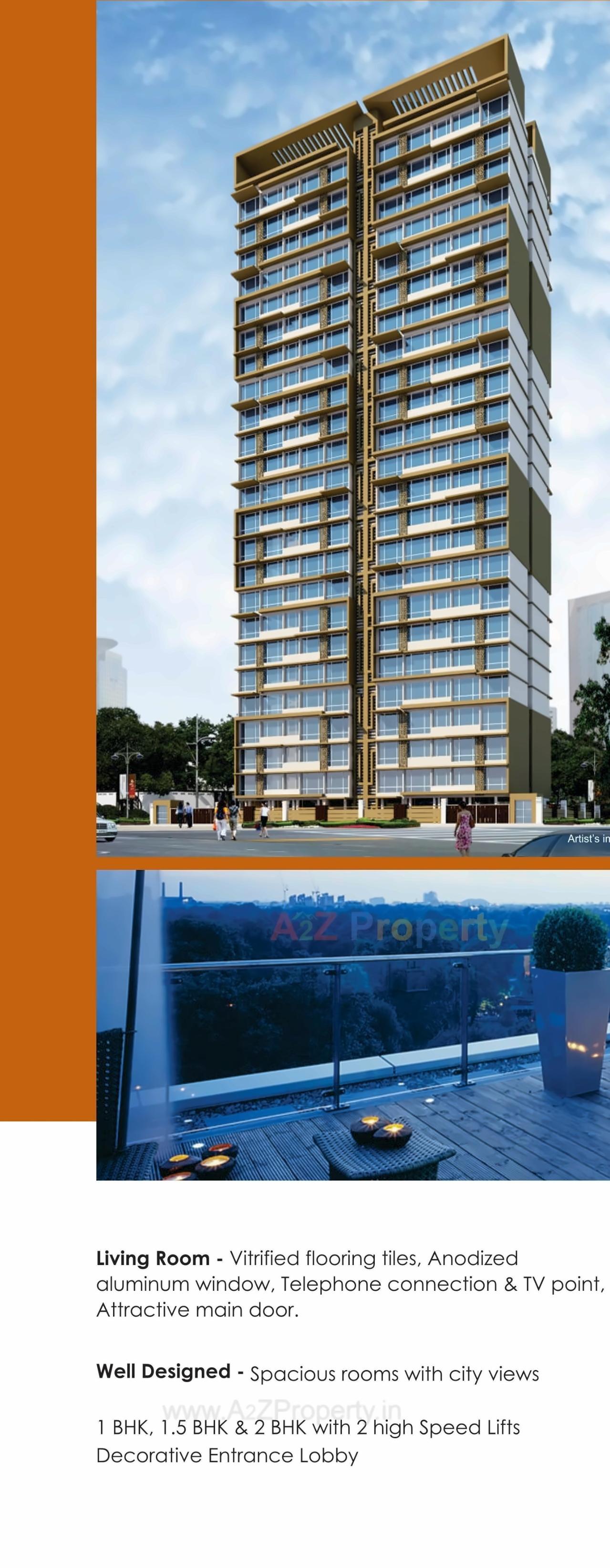 3D Elevation of real estate project Puneet Sanjivani Floor 0 To Floor located at Kurla, MumbaiSuburban, Maharashtra