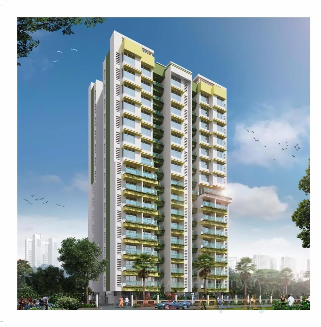 3D Elevation of real estate project Rajshree Clover located at Kurla, MumbaiSuburban, Maharashtra