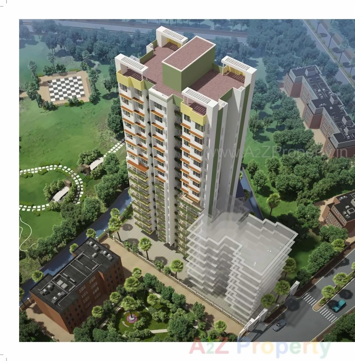 3D Elevation of real estate project Rajshree Clover located at Kurla, MumbaiSuburban, Maharashtra