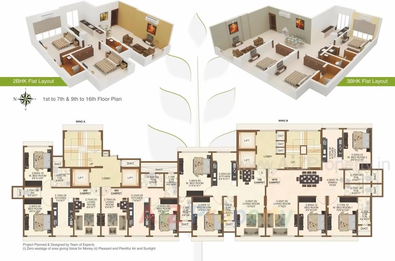 Layout of real estate project Rajshree Status located at Kurla, MumbaiSuburban, Maharashtra