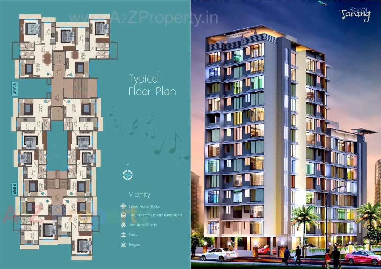  of real estate project Raviraj Tarang located at Borivali, MumbaiSuburban, Maharashtra