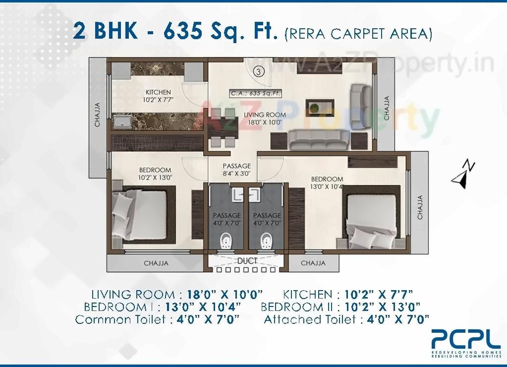 Layout of real estate project Redevelopment Of Abhiram Chsl located at Borivali, MumbaiSuburban, Maharashtra