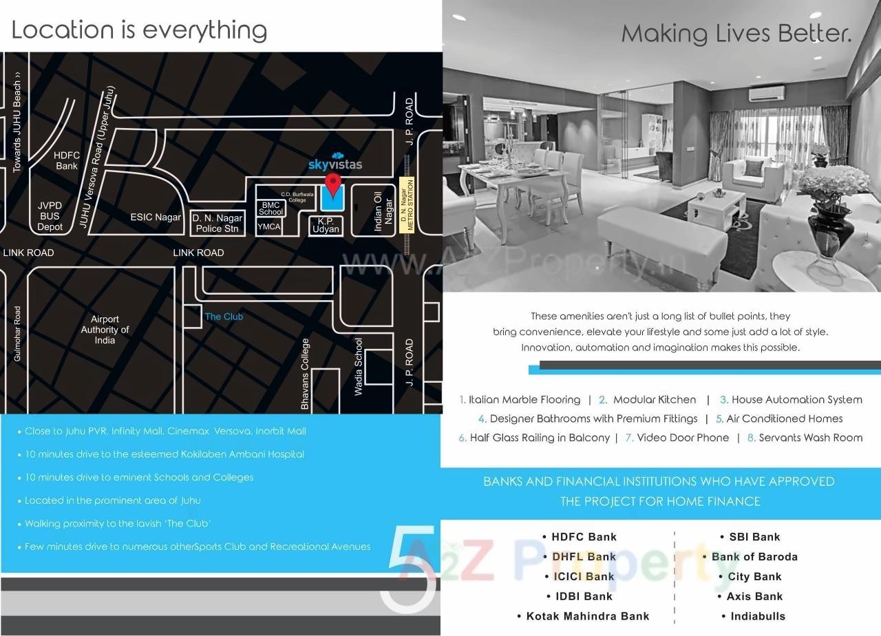  of real estate project Redevelopment Of Godi Kamgar  C3 B Skyvistas Bluez located at Andheri, MumbaiSuburban, Maharashtra
