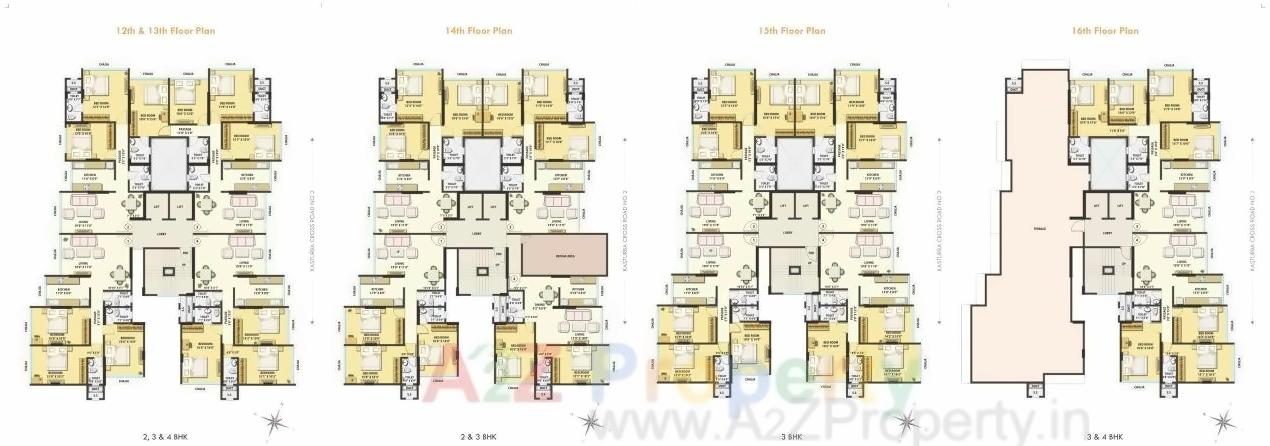 Layout of real estate project Redevelopment Of Kripadham Chs Ltd located at Borivali, MumbaiSuburban, Maharashtra