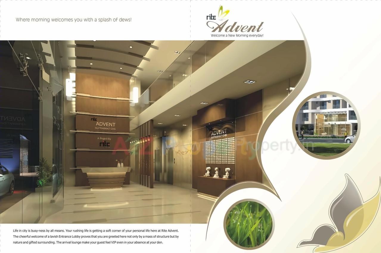 3D Elevation of real estate project Rite Advent located at Kurla, MumbaiSuburban, Maharashtra
