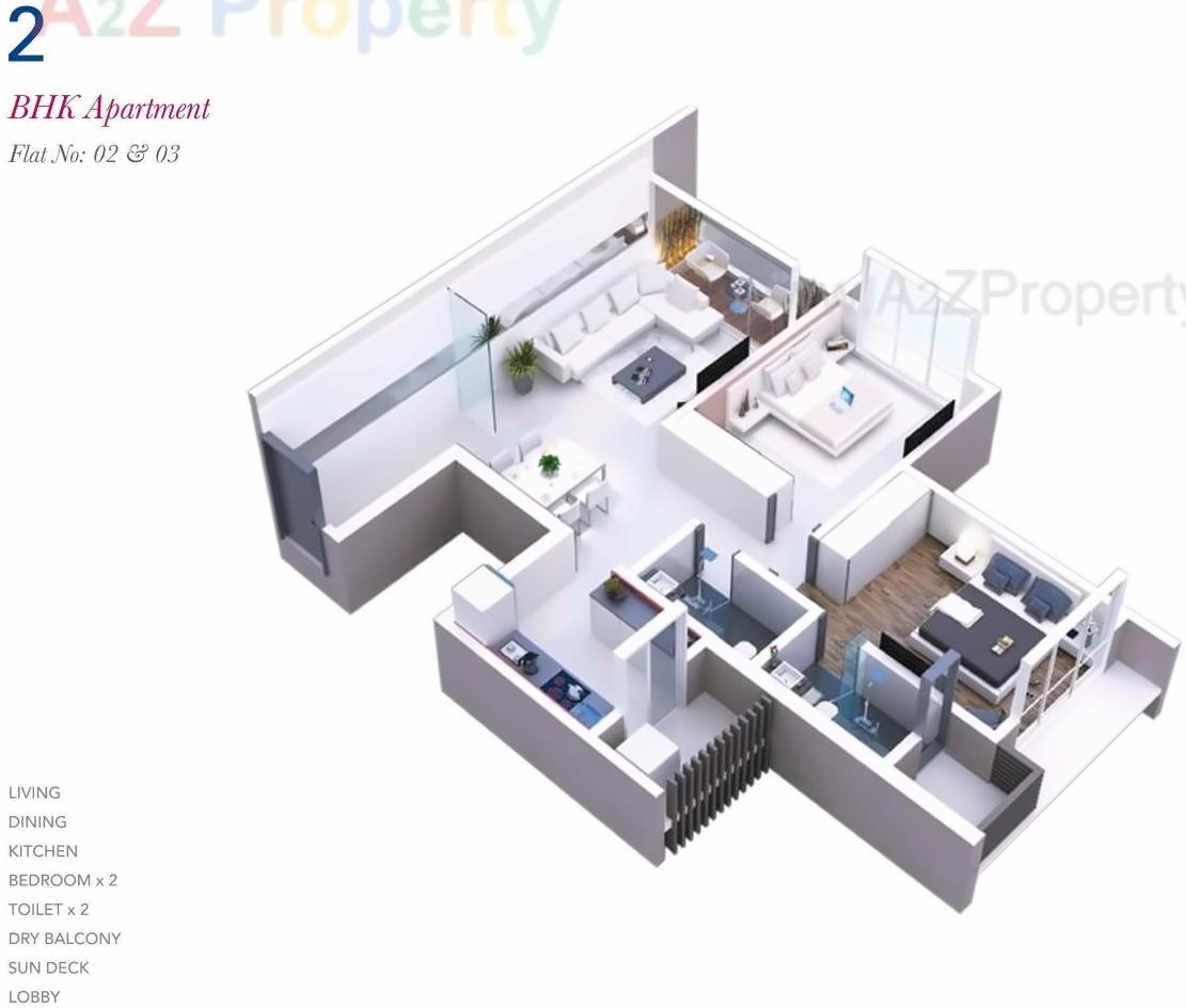 Layout of real estate project Rite Skyluxe located at Kurla, MumbaiSuburban, Maharashtra
