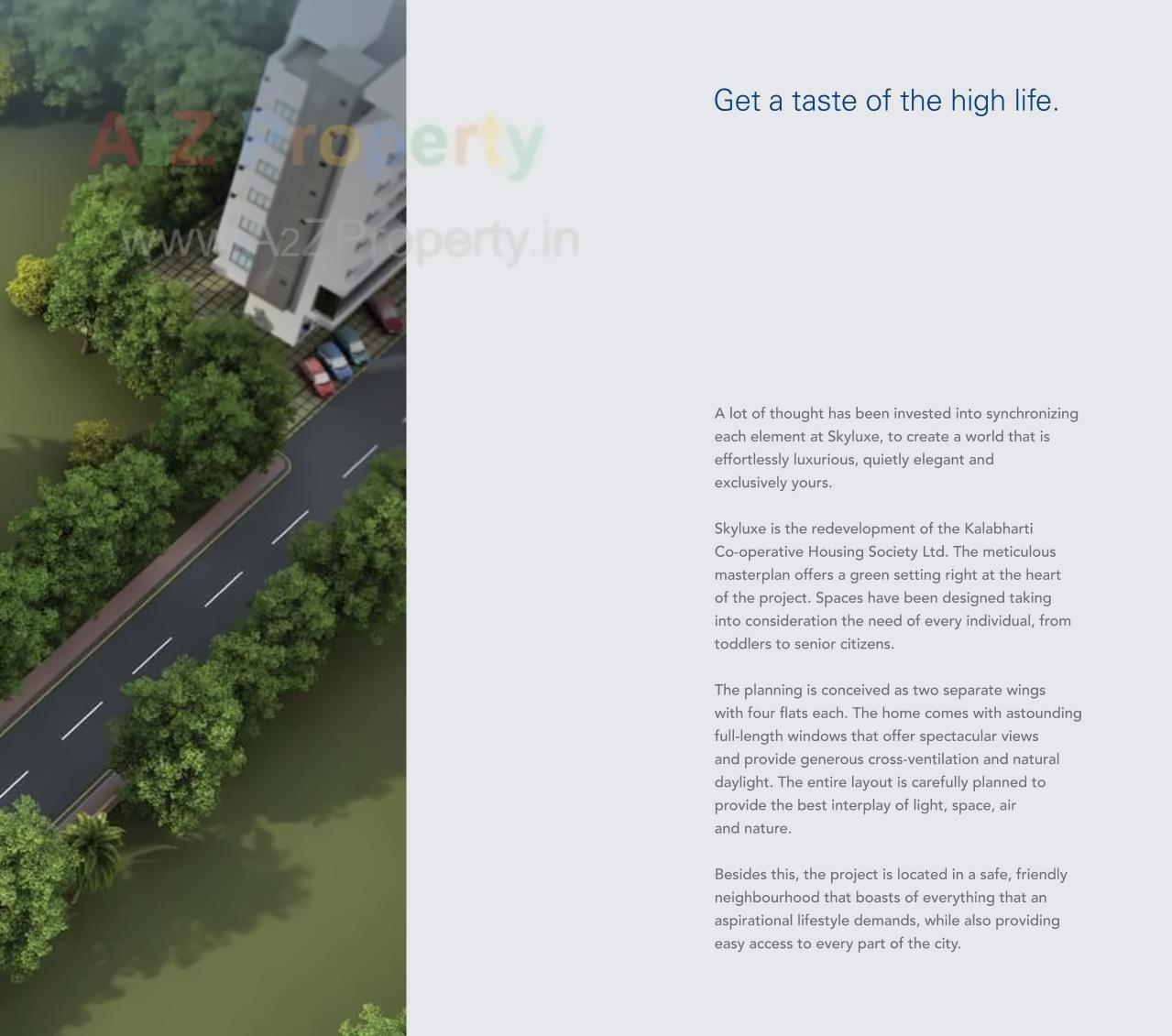 3D Elevation of real estate project Rite Skyluxe located at Kurla, MumbaiSuburban, Maharashtra