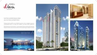 Elevation of real estate project Romell Diva   17th To 20th Foor located at Borivali, MumbaiSuburban, Maharashtra