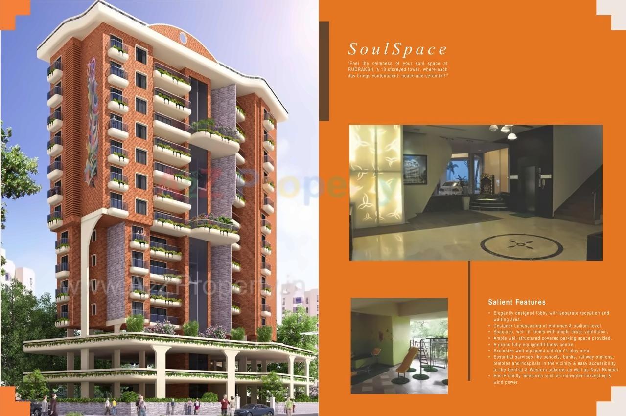 3D Elevation of real estate project Rudraksh located at Kurla, MumbaiSuburban, Maharashtra