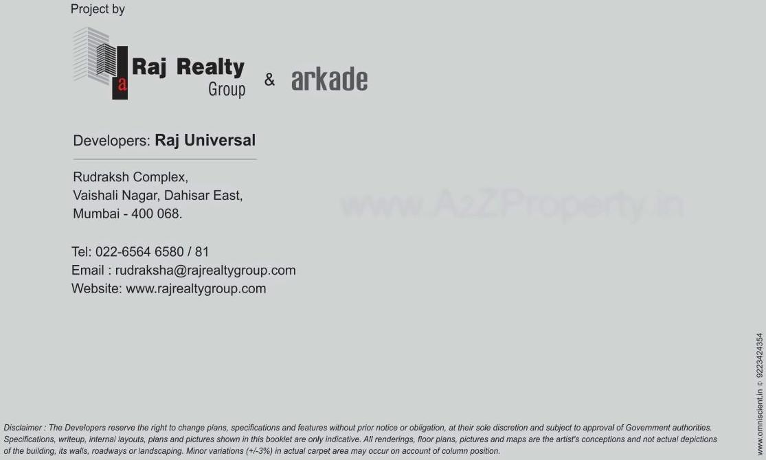  of real estate project Rudraksha located at Borivali, MumbaiSuburban, Maharashtra