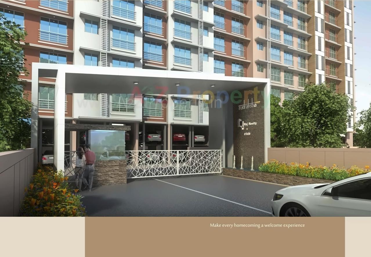 3D Elevation of real estate project Rudraksha located at Borivali, MumbaiSuburban, Maharashtra