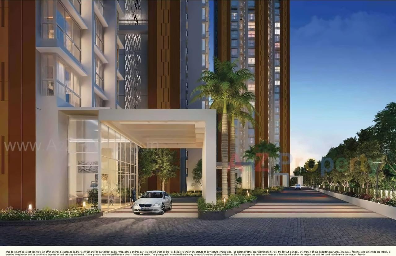 3D Elevation of real estate project Runwal Forest Tower located at Kurla, MumbaiSuburban, Maharashtra
