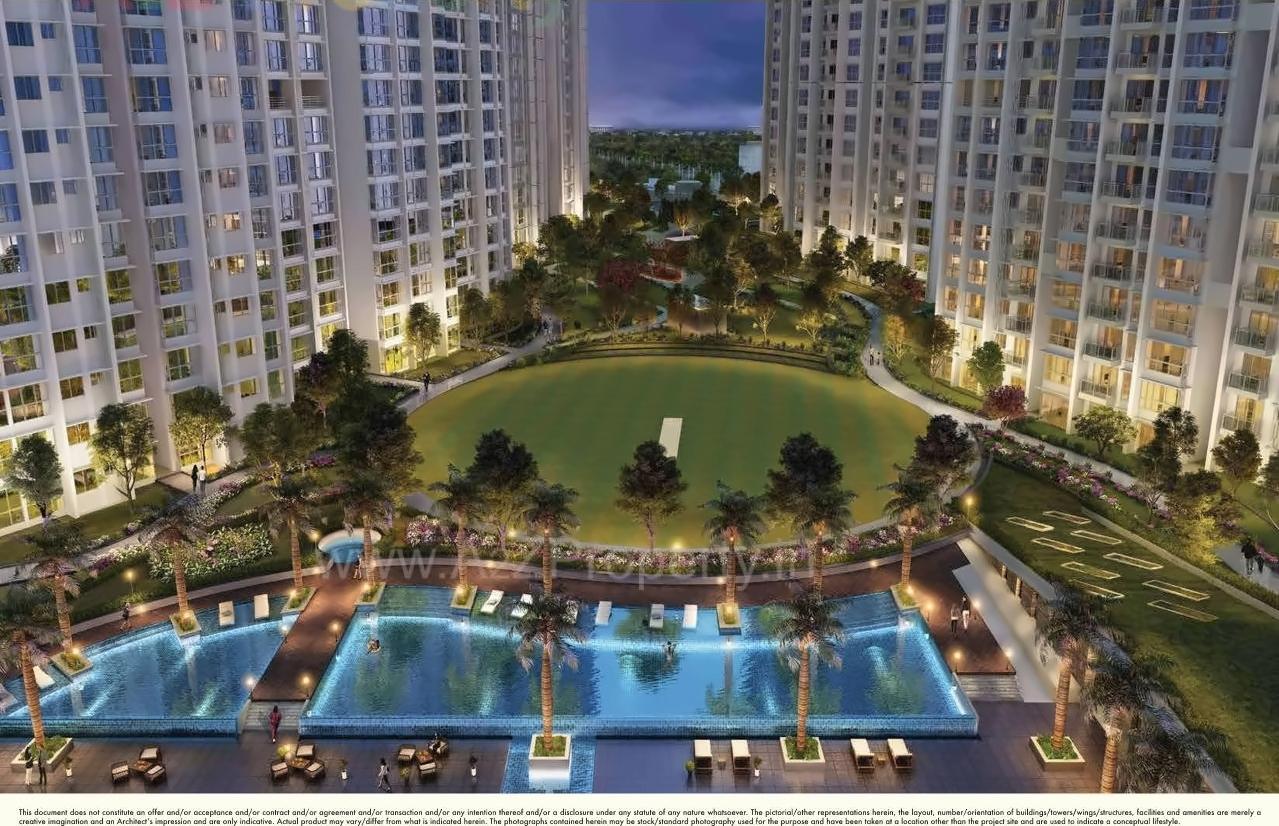 3D Elevation of real estate project Runwal Forest Tower located at Kurla, MumbaiSuburban, Maharashtra