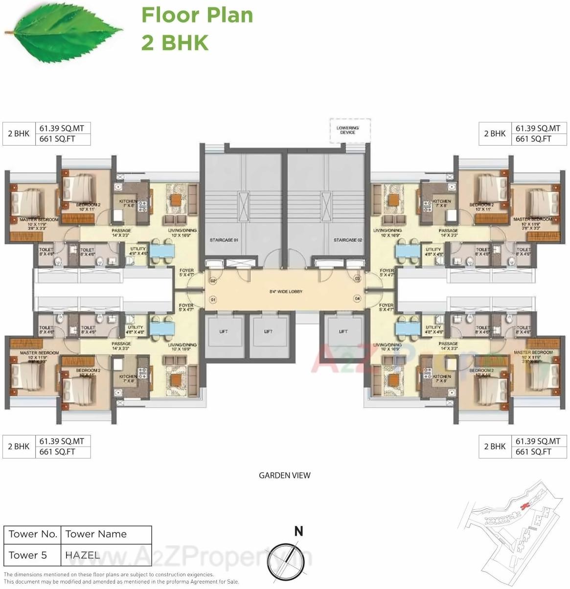 Layout of real estate project Runwal Forest Tower located at Kurla, MumbaiSuburban, Maharashtra